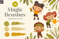 Big Procreate Brushes Bundle