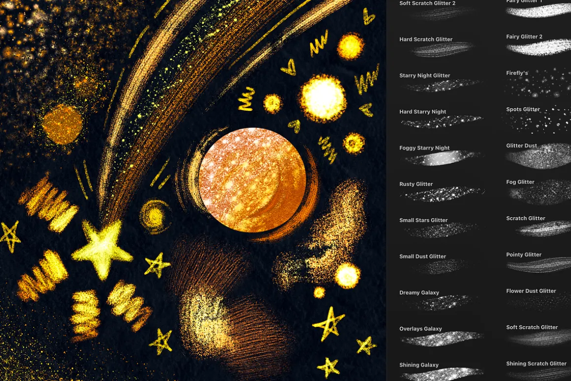 Big Procreate Brushes Bundle