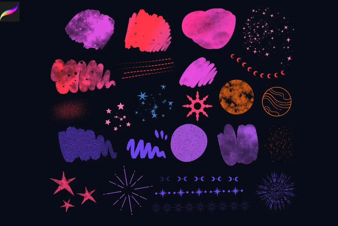 Big Procreate Brushes Bundle