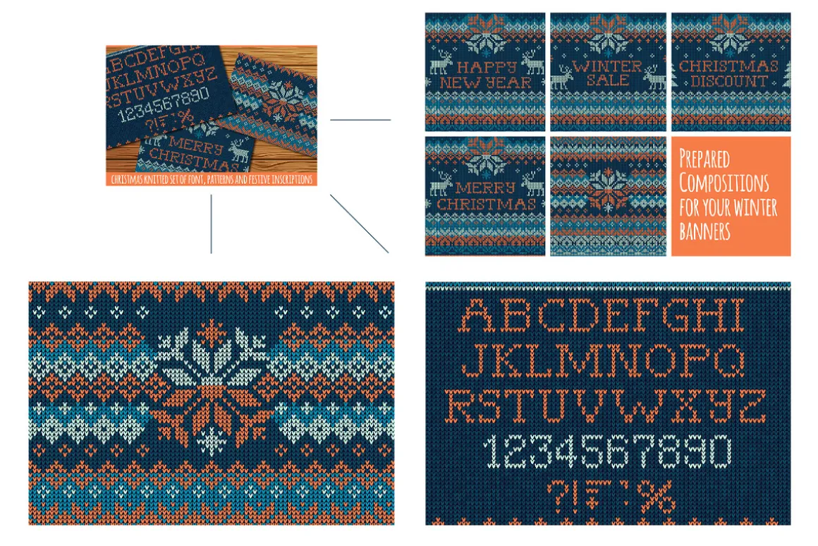 Big Christmas BUNDLE of Knitting