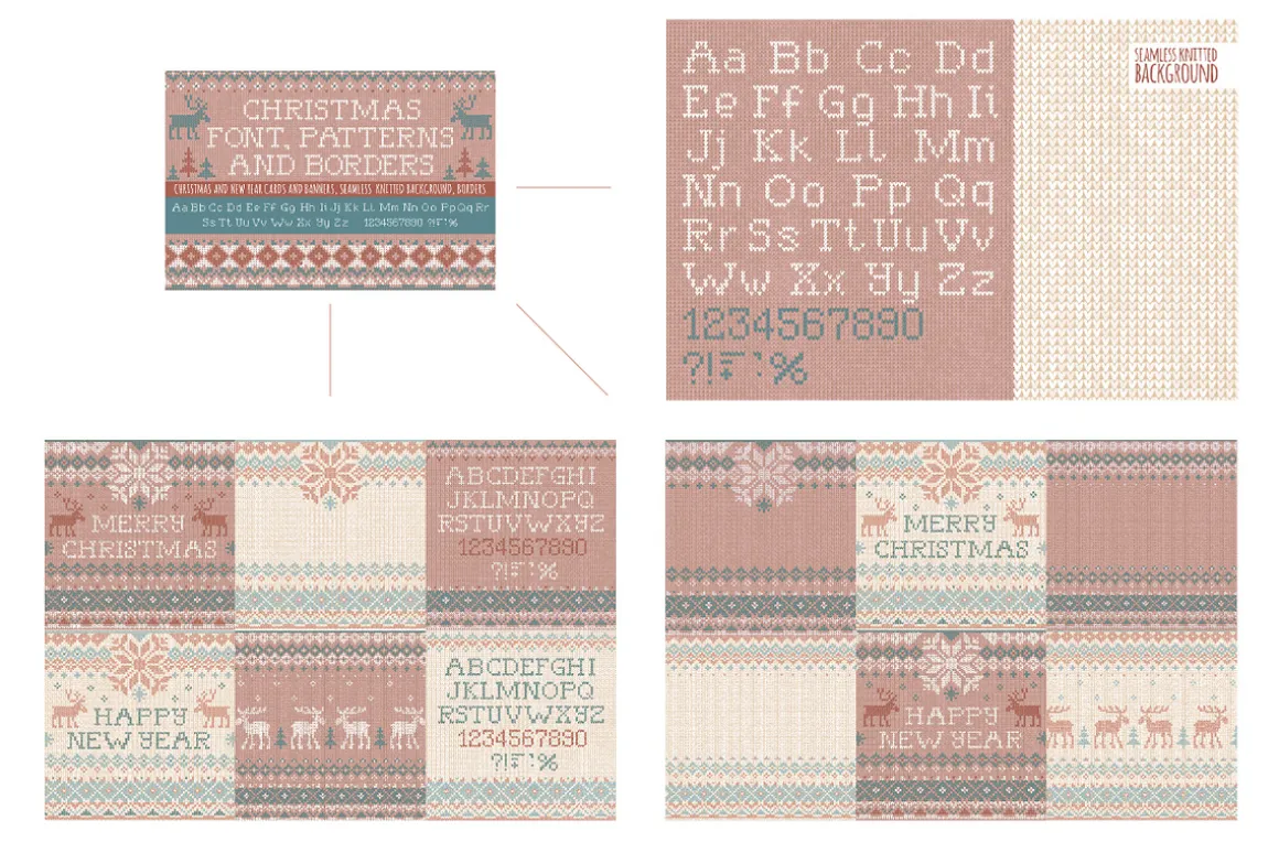 Big Christmas BUNDLE of Knitting