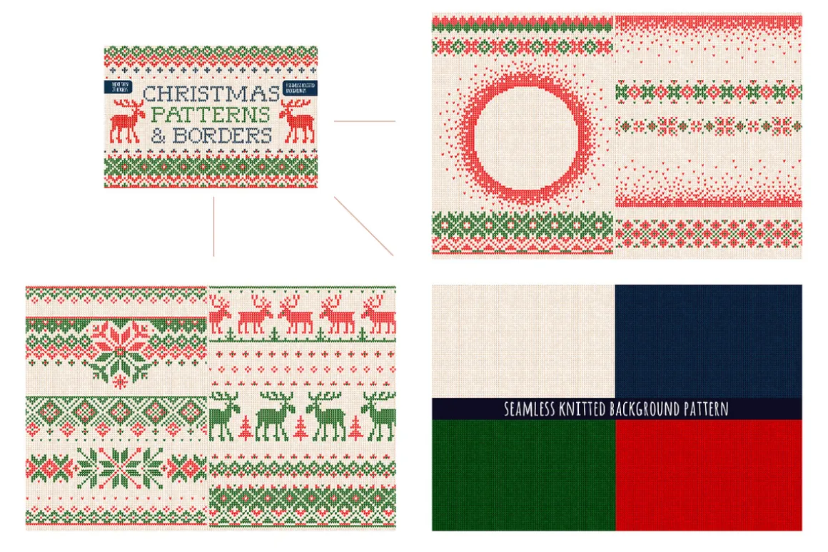 Big Christmas BUNDLE of Knitting