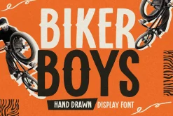 Biker Boys - Hand Drawn Display Font