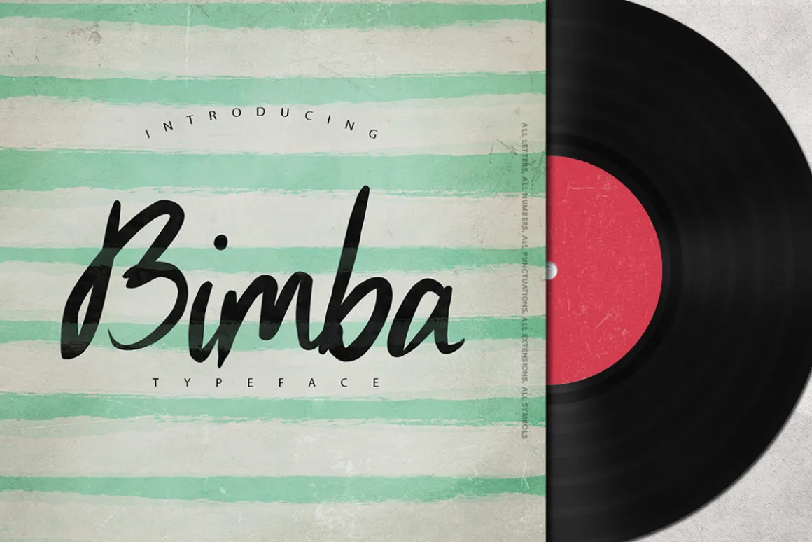 Bimba Script Typeface
