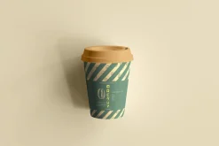 biodegradable paper cup mockups