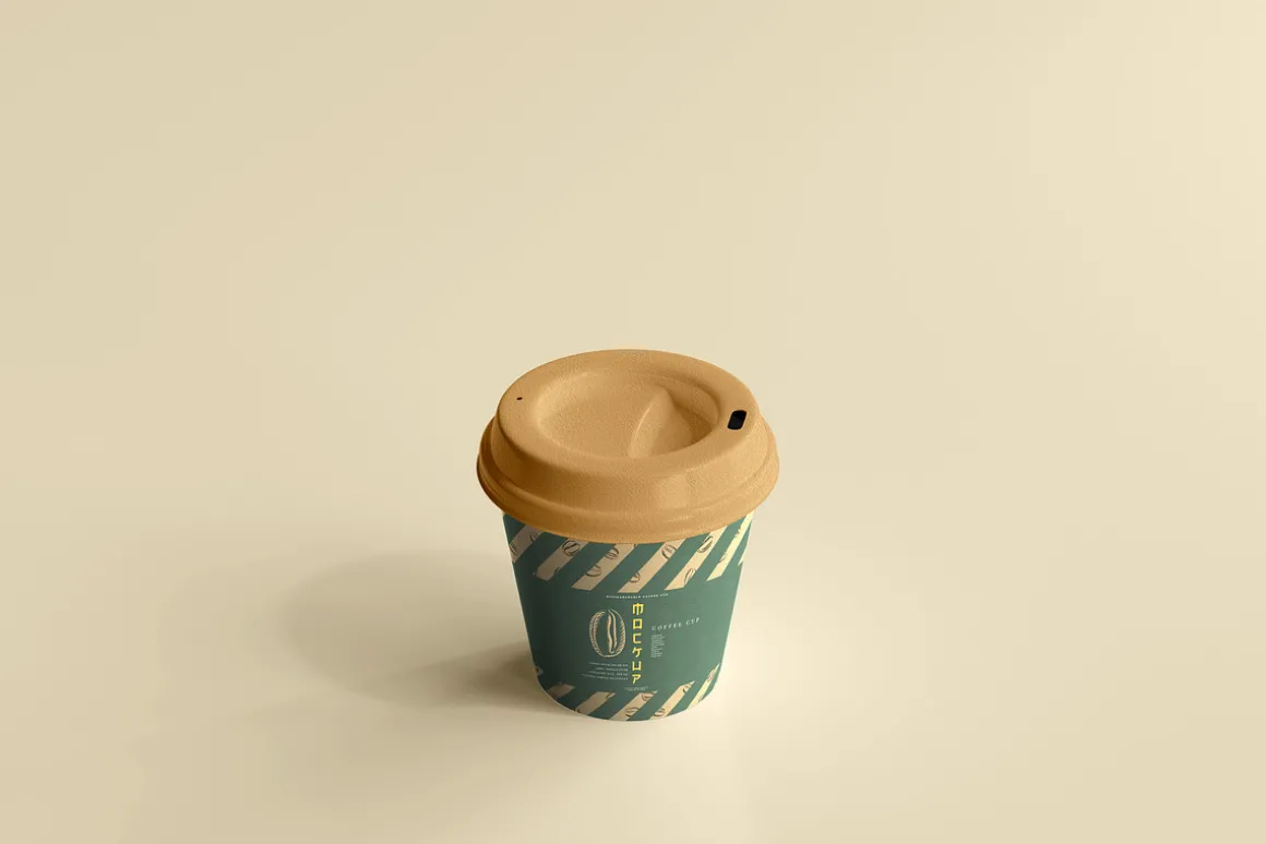 biodegradable paper cup mockups