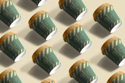 biodegradable paper cup mockups