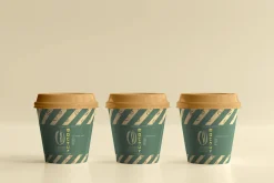 biodegradable paper cup mockups