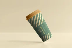 biodegradable paper cup mockups