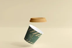 biodegradable paper cup mockups