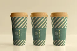 biodegradable paper cup mockups