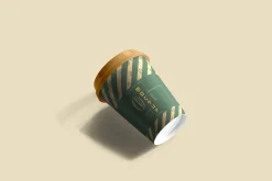 biodegradable paper cup mockups