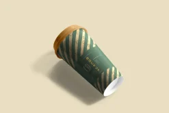 biodegradable paper cup mockups