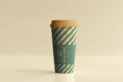 biodegradable paper cup mockups