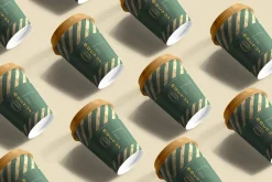 biodegradable paper cup mockups