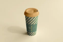 biodegradable paper cup mockups