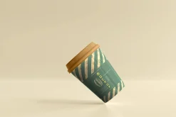 biodegradable paper cup mockups
