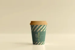 biodegradable paper cup mockups