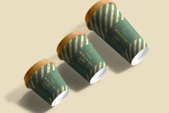 biodegradable paper cup mockups
