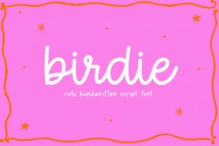 Birdie | Cute Script Font