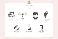 Birth story - collection of logos