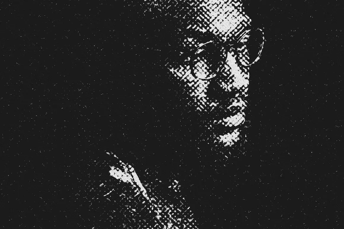 Bitmap Halftone Poster Effect