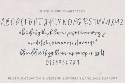 Bitte Handwriting Font