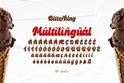 Bitterking - Retro Delicious Font