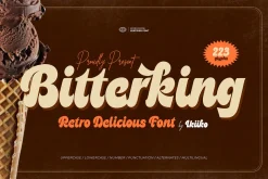 Bitterking - Retro Delicious Font