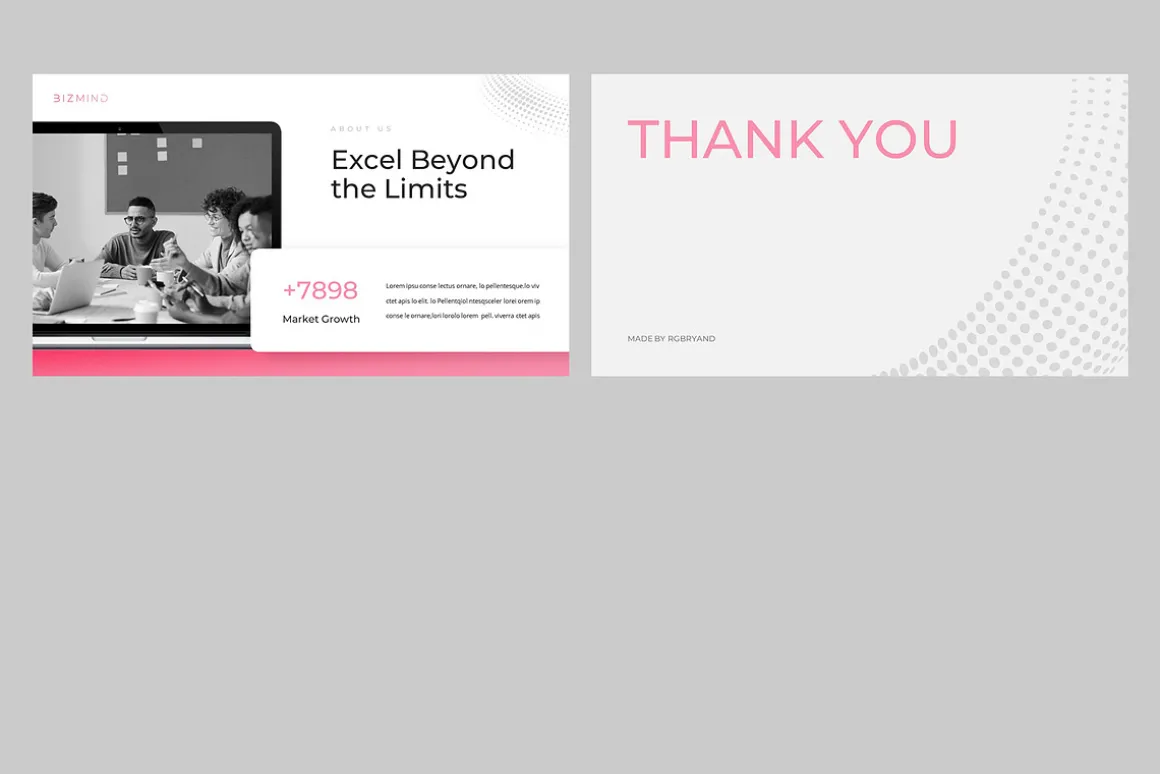 BIZMIND - Pitch Deck Powerpoint