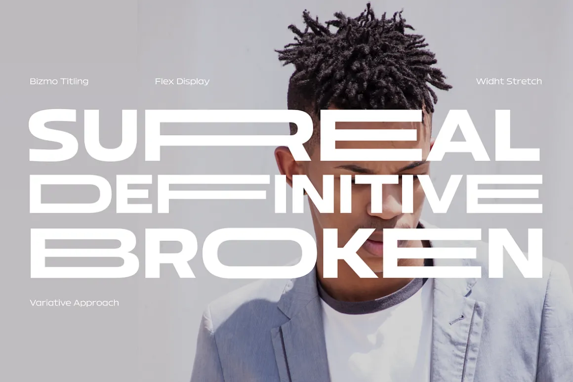 Bizmo; 18 Fonts of Display Family