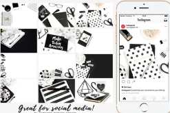 Black and White Bundle of 24 images