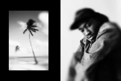 Black and White Grain Photo Effect