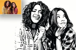 Black And White Vector Effect