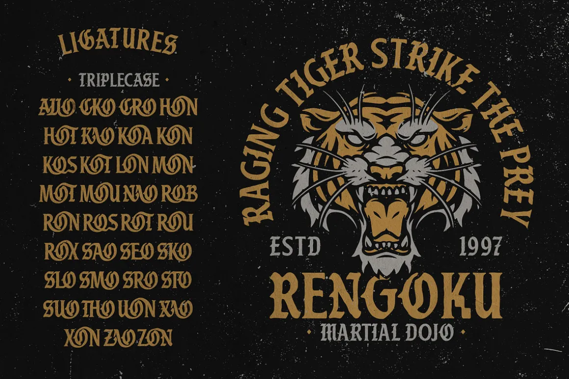 Black Division Typeface