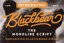 Blackbear - Monoline Script
