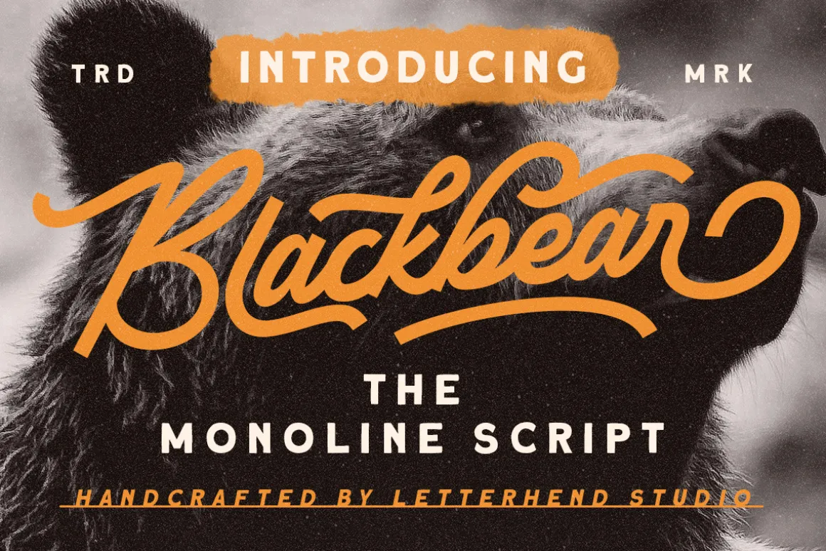 Blackbear - Monoline Script