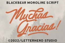 Blackbear - Monoline Script