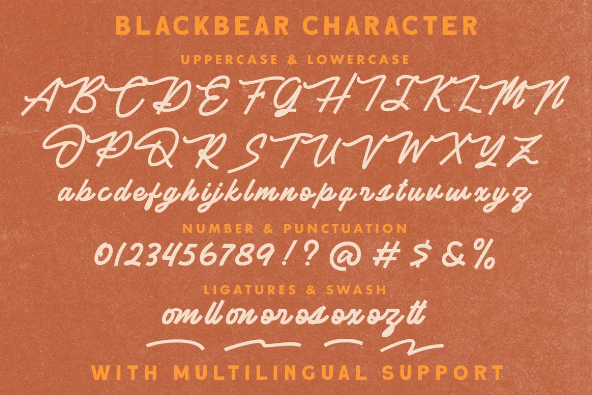Blackbear - Monoline Script