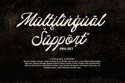 Black Editorial Script