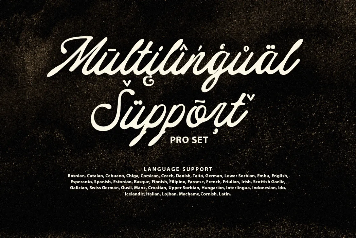 Black Editorial Script