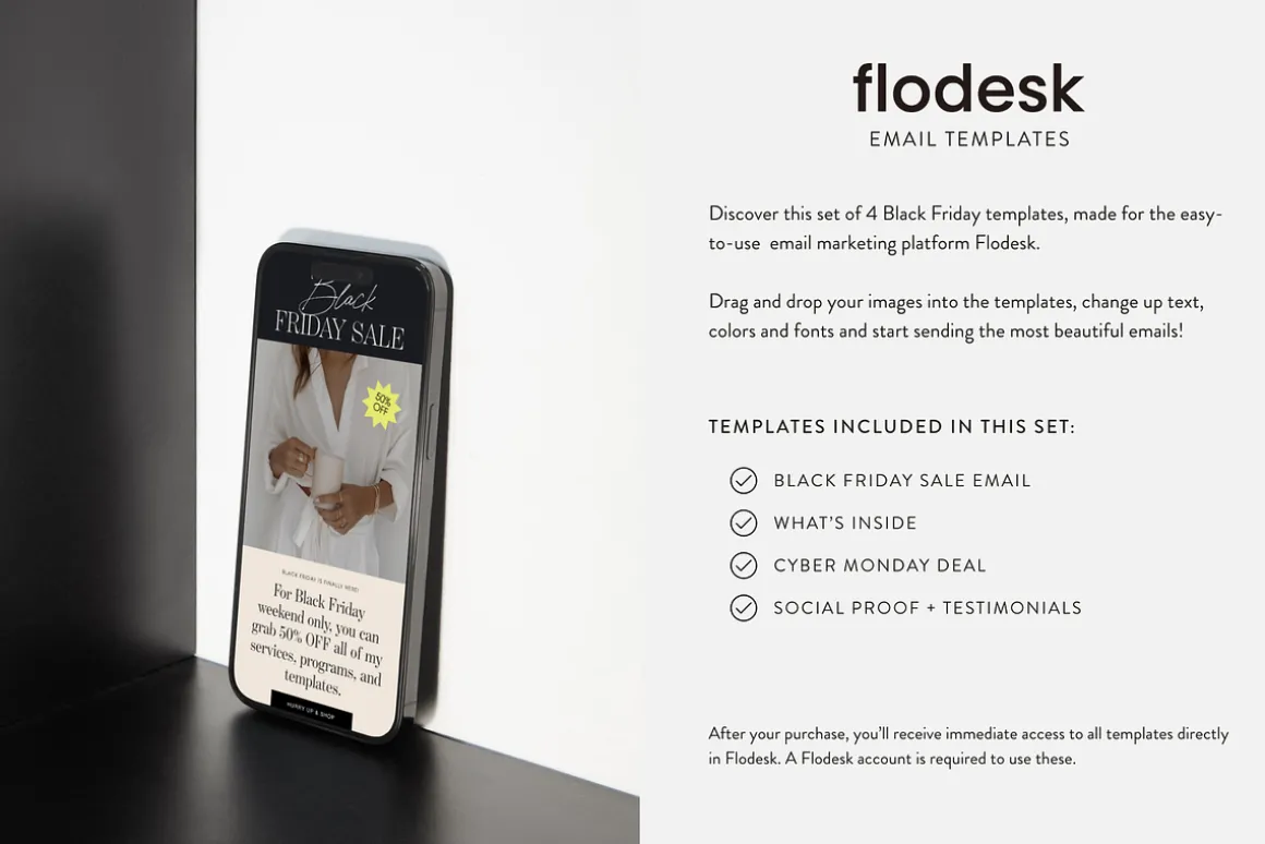 Black Friday Email Templates Flodesk