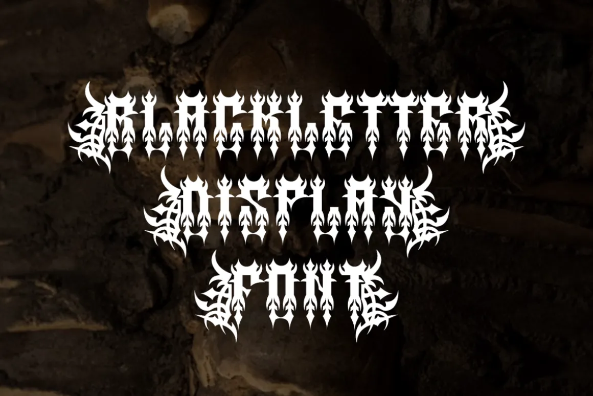 Black Hole - Blackletter Font
