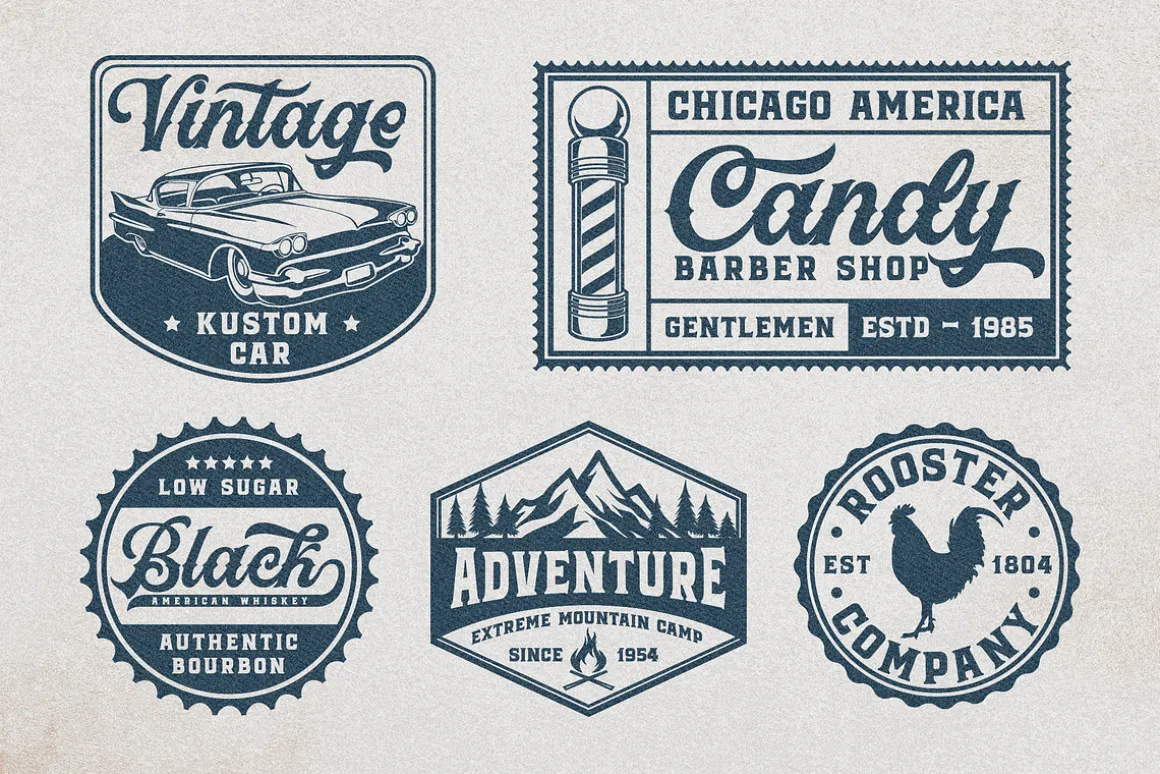 Black Jack Font Combination