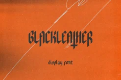 Blackleather – Display Typeface