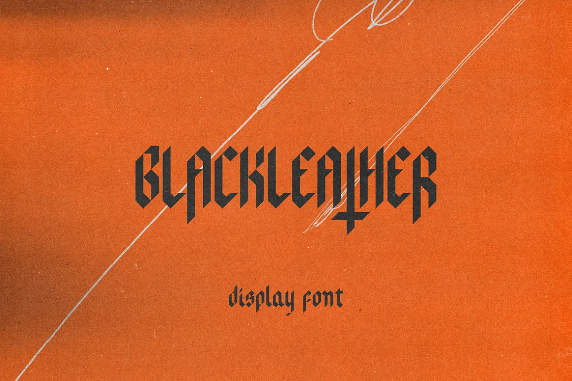 Blackleather – Display Typeface