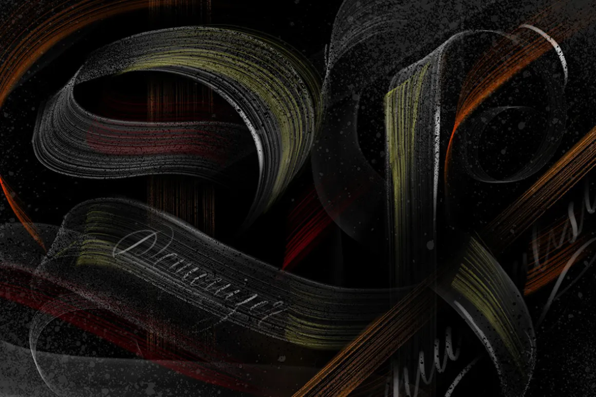Blackletter Dry Brushes - Procreate