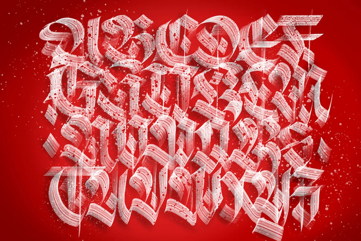 Blackletter Dry Brushes - Procreate