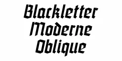 Blackletter Moderne JNL