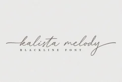 Blackline - Script Font with Swash